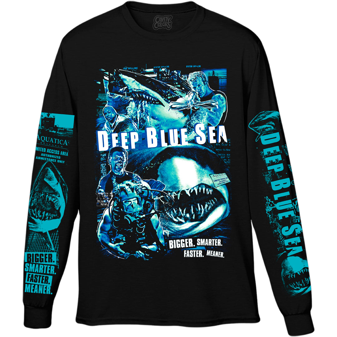 DEEP BLUE SEA - LONG SLEEVE SHIRT – CavityColors