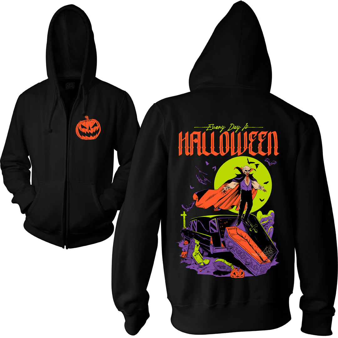 EVERY DAY IS HALLOWEEN 2025 - ZIP-UP HOODIE – CavityColors