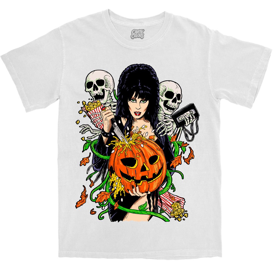 ELVIRA: CREEPY CARVER - T-SHIRT (COMFORT COLORS) – CavityColors