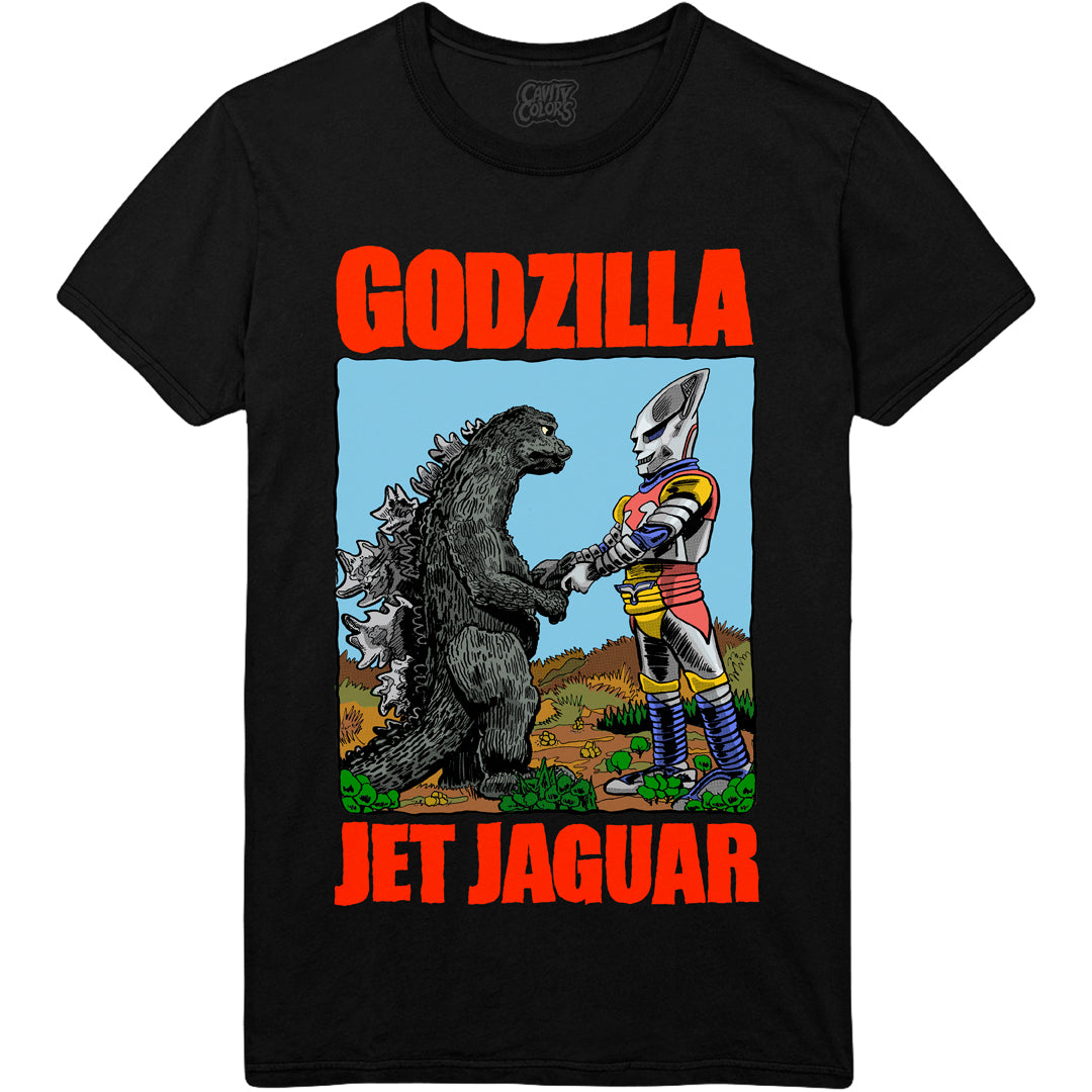 Duel Tournament 2017　Tシャツ GODZILLA & JET JAGUAR: VICTORY HANDSHAKE - T-SHIRT – CavityColors
