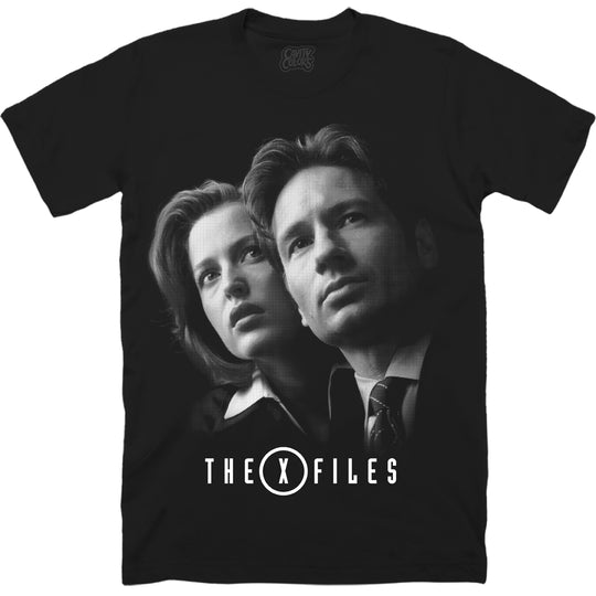 THE X-FILES: MULDER AND SCULLY - T-SHIRT (GLOW IN THE DARK)