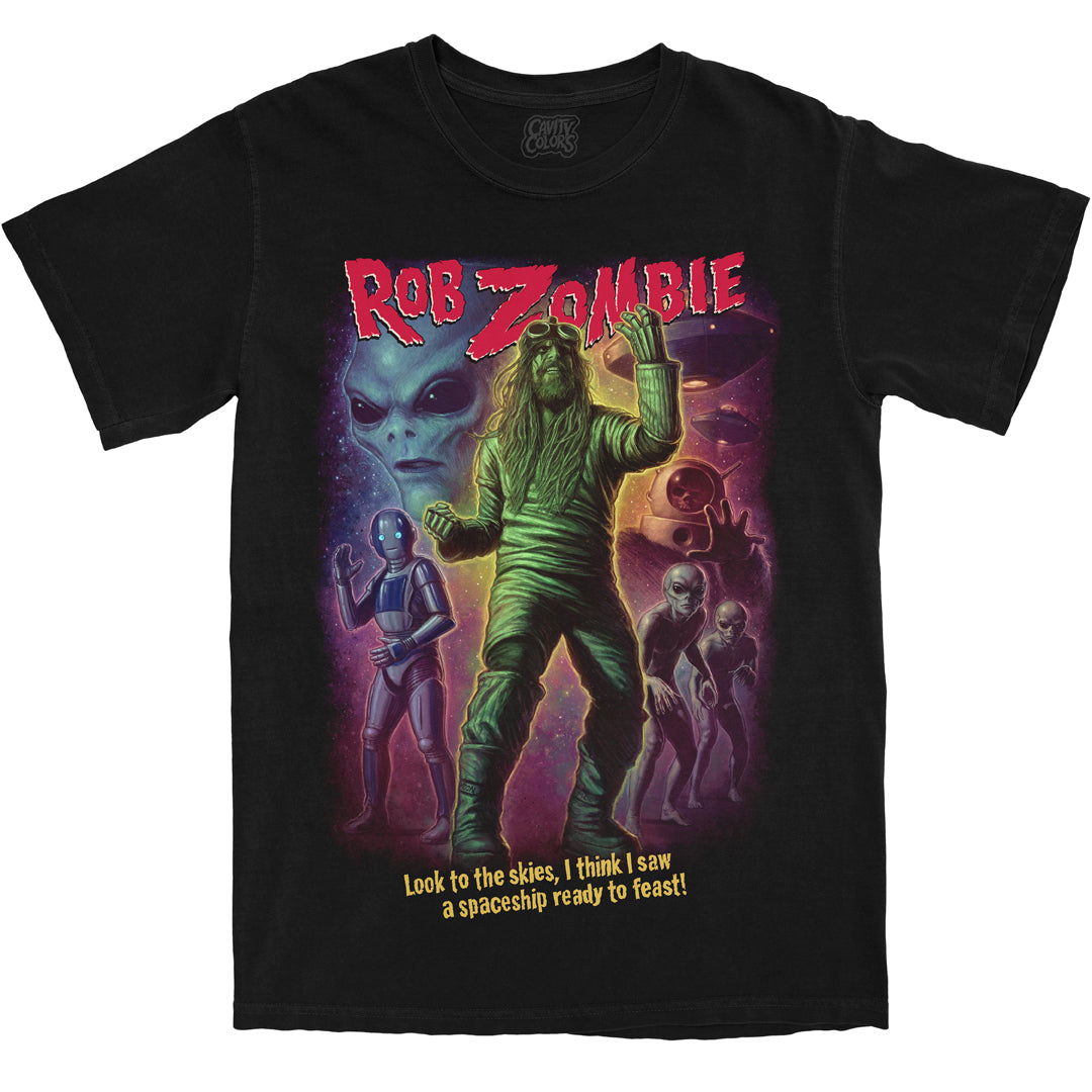 ROB ZOMBIE: THE ELECTRIC WARLOCK - T-SHIRT (COMFORT COLORS