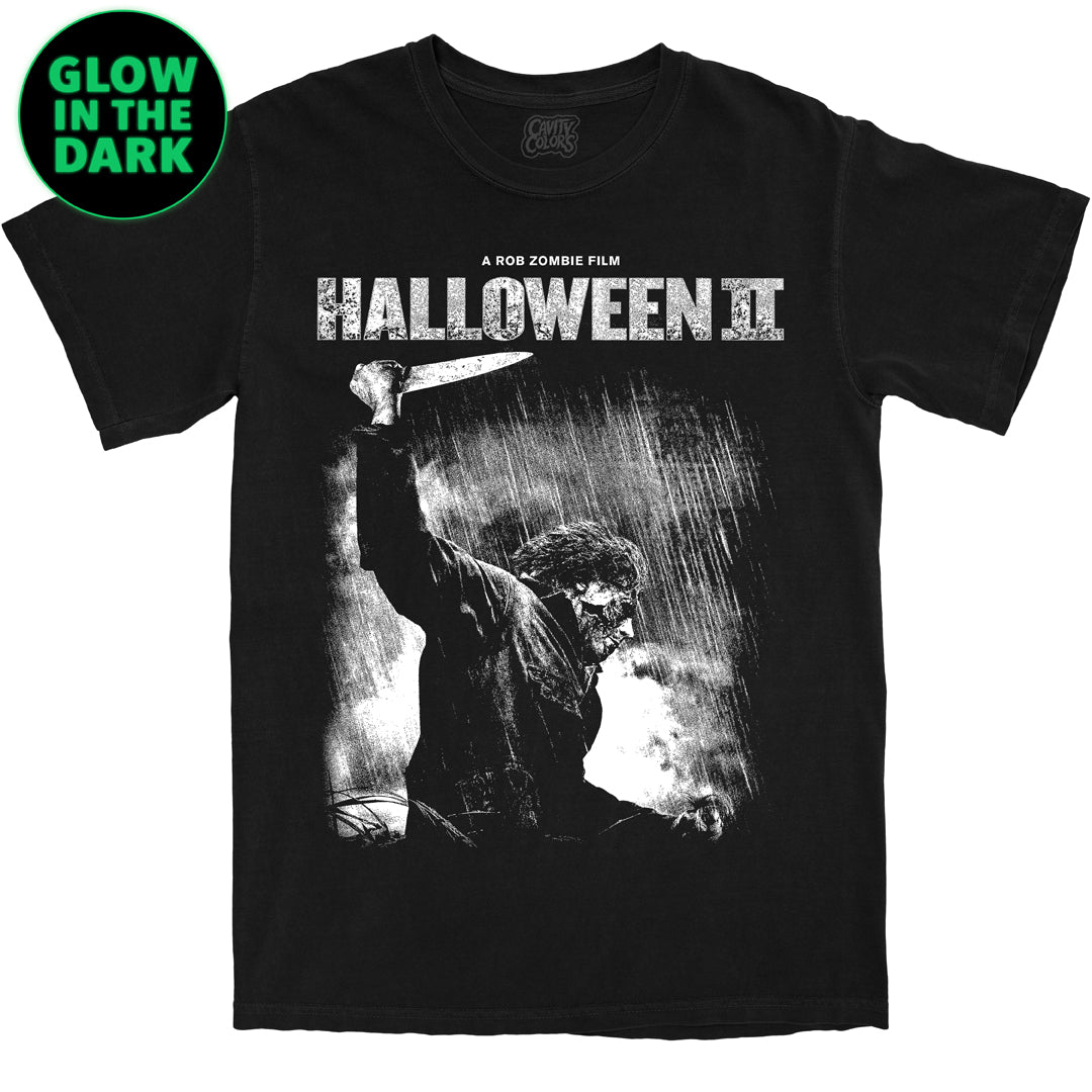 ROB ZOMBIE'S HALLOWEEN II: CLASSIC - COMFORT COLORS T-SHIRT (GLOW