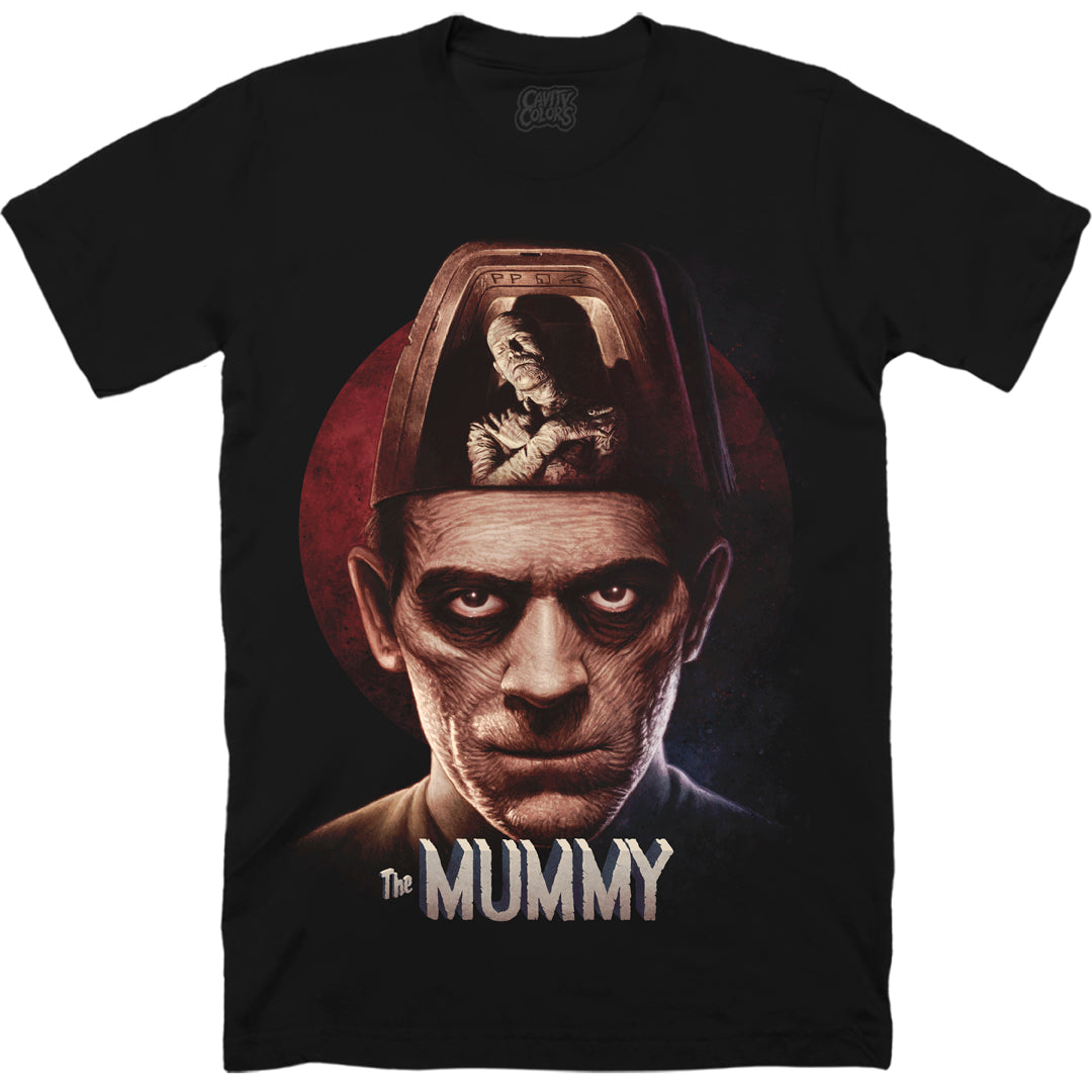 universal monsters t-shirt The Mummy (1932) - T-shirt | Color: Black