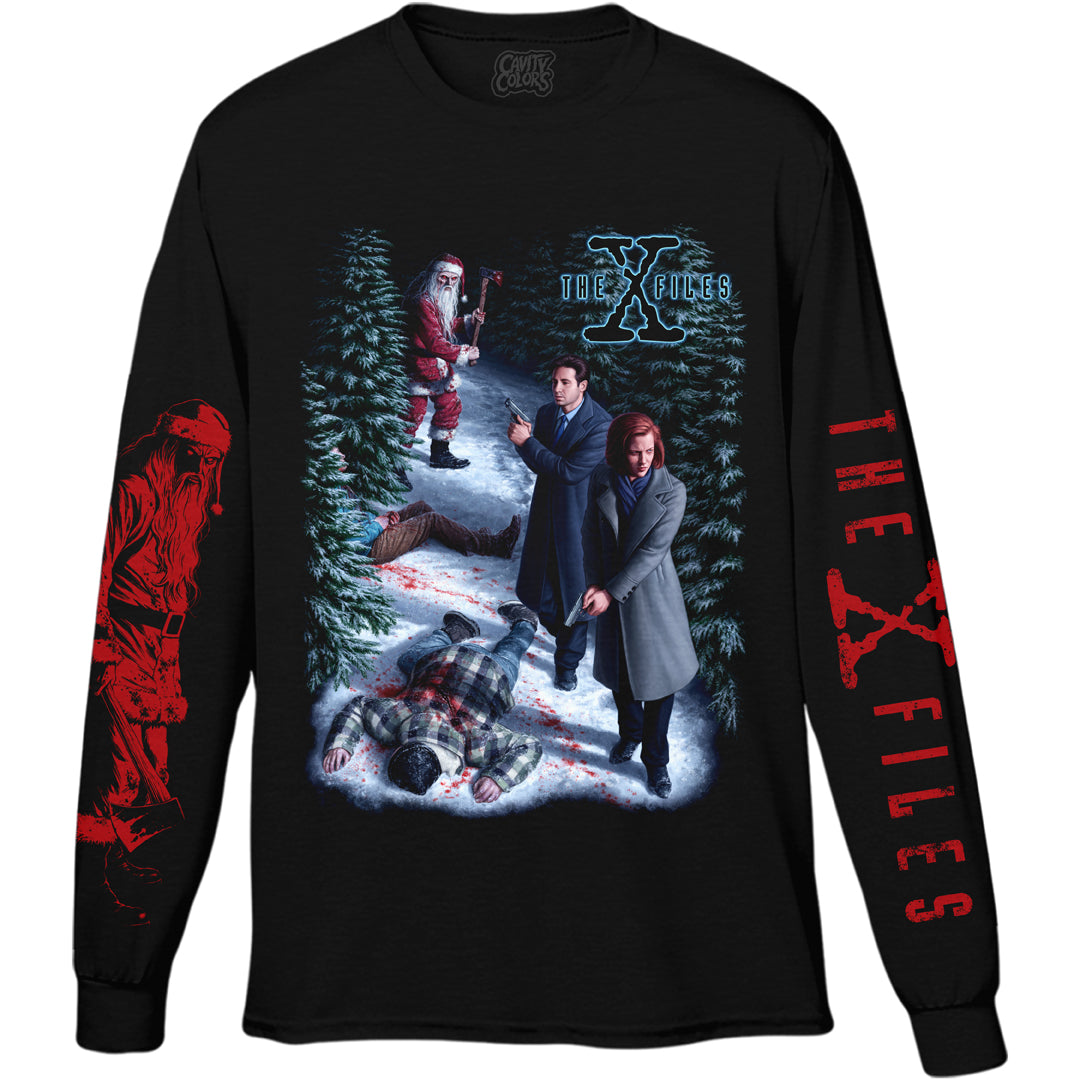 X-FILES: PSYCHO SANTA - LONG SLEEVE SHIRT – CavityColors