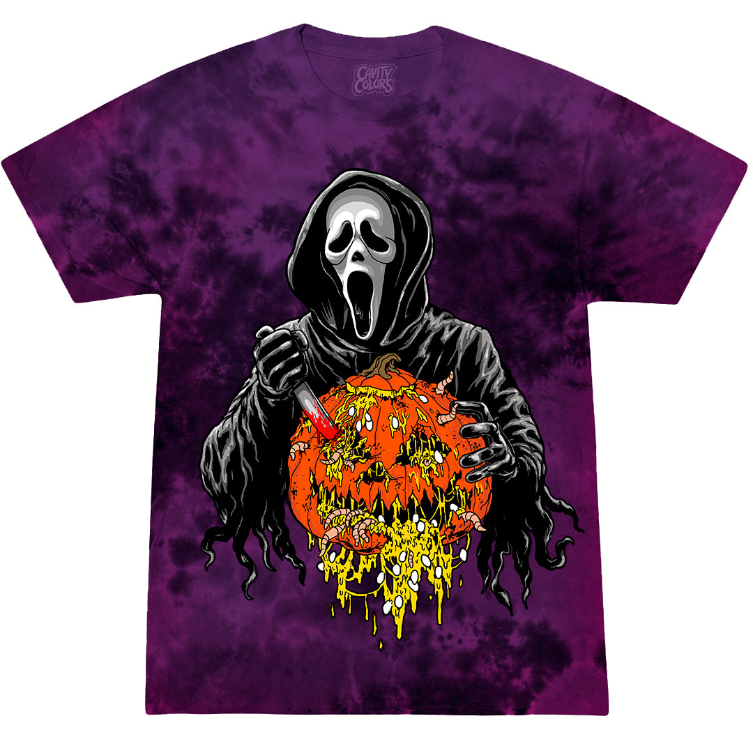 Inside Out Junior's Fear Face Halloween T-Shirt Purple