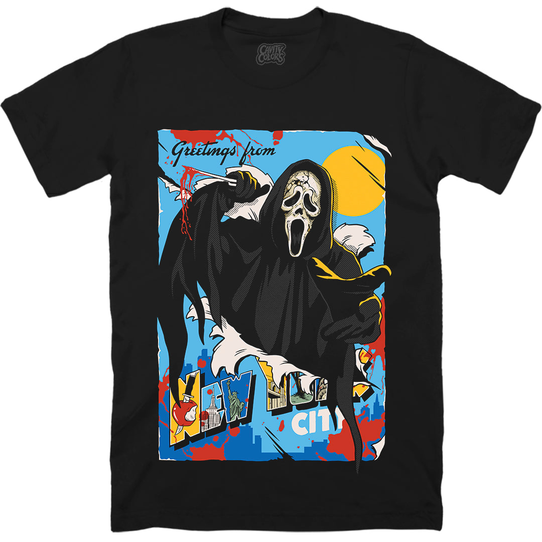 GHOST FACE: GREETINGS FROM NYC - T-SHIRT