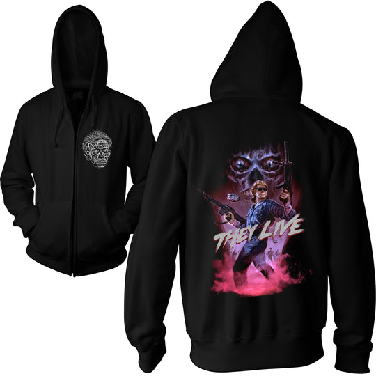 THEY LIVE: JOHN NADA - ZIP-UP HOODIE