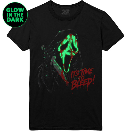 GHOST FACE: BLEEDING - GLOW IN THE DARK T-SHIRT