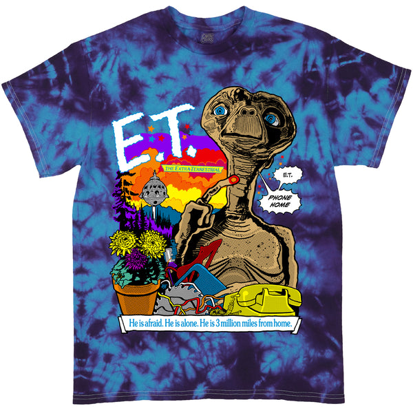 E.T. PHONE HOME - TIE-DYE T-SHIRT (LIMITED EDITION OF 100)