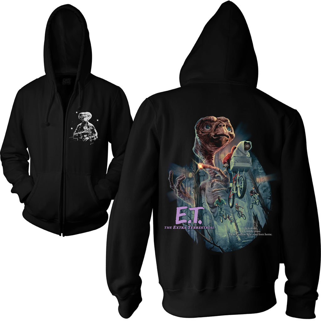 E.T. THE EXTRA-TERRESTRIAL - ZIP-UP HOODIE – CavityColors