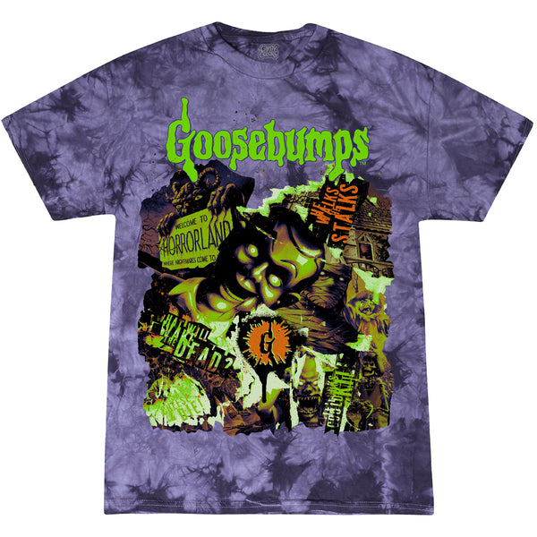 GOOSEBUMPS: PAGES OF MAYHEM - TIE-DYE T-SHIRT