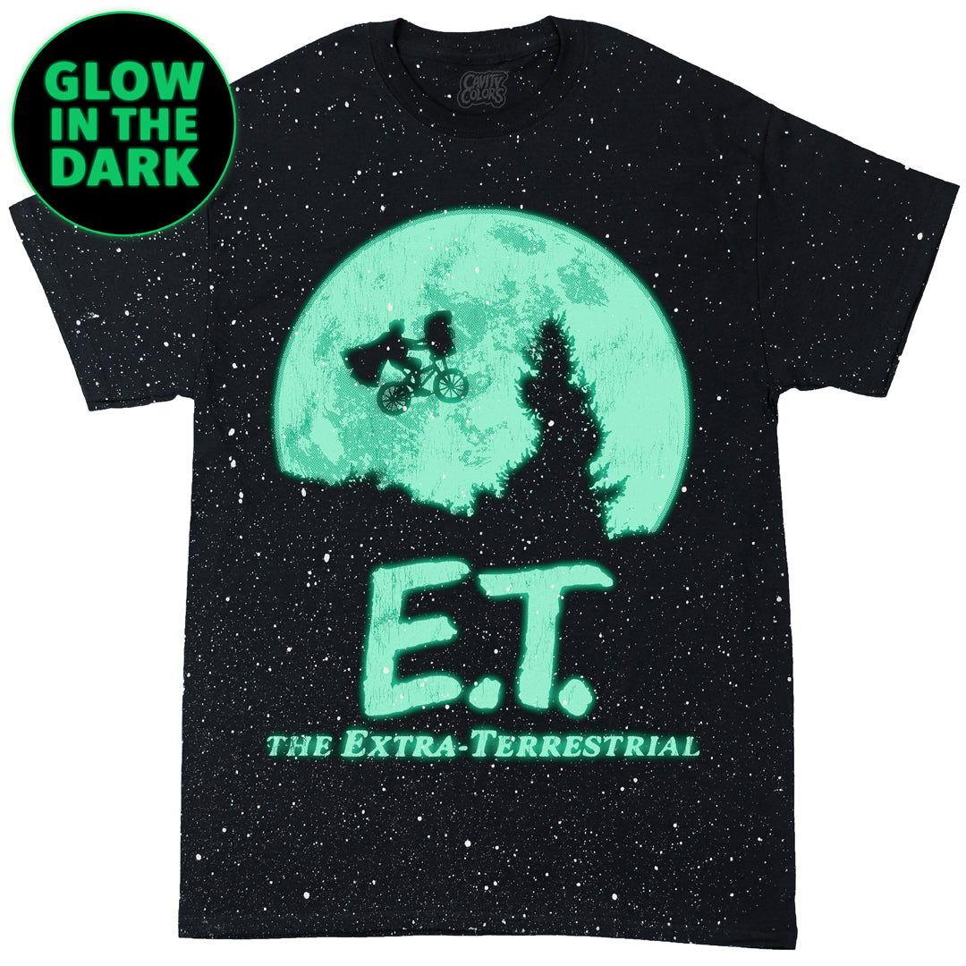 E.T. RETRO ICON - STARRY NIGHT T-SHIRT - GLOW IN THE DARK (LIMITED EDITION OF 100)