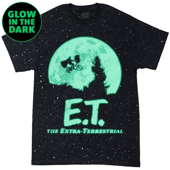 E.T. RETRO ICON - STARRY NIGHT T-SHIRT - GLOW IN THE DARK (LIMITED EDITION OF 100)