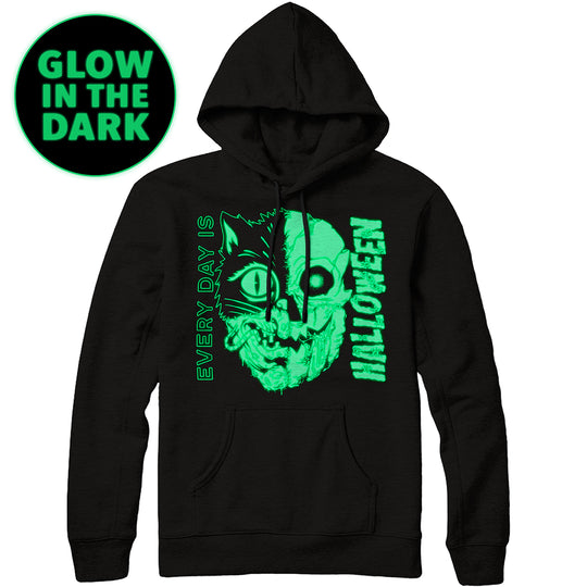 EVERY DAY IS HALLOWEEN: IN STITCHES - PULLOVER HOODIE (GLOW IN THE DARK)