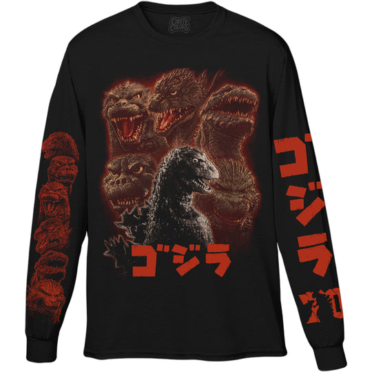 GODZILLA: 70TH ANNIVERSARY - LONG SLEEVE SHIRT