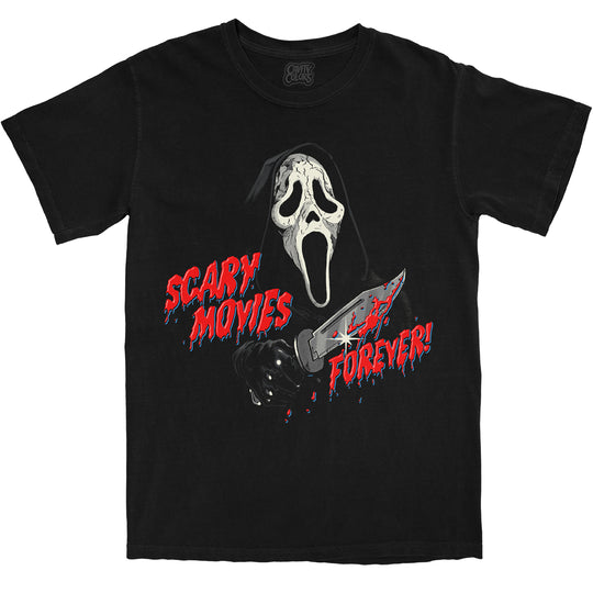 GHOST FACE: SCARY MOVIES FOREVER!  - T-SHIRT (COMFORT COLORS)