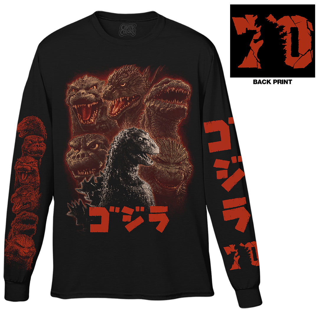 GODZILLA: 70TH ANNIVERSARY - LONG SLEEVE SHIRT