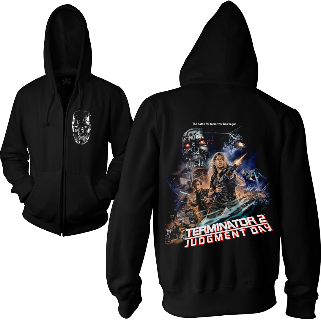 TERMINATOR 2: BATTLE FOR TOMORROW - ZIP-UP HOODIE