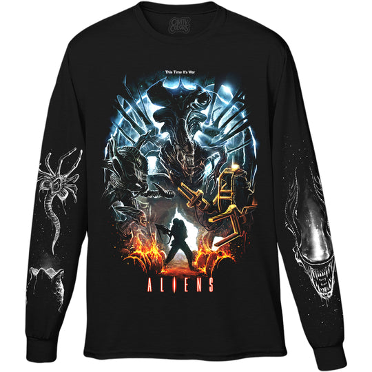 ALIENS: THIS TIME IT'S WAR - LONG SLEEVE SHIRT