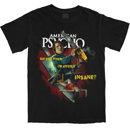 AMERICAN PSYCHO: I FEEL LETHAL - T-SHIRT (COMFORT COLORS)
