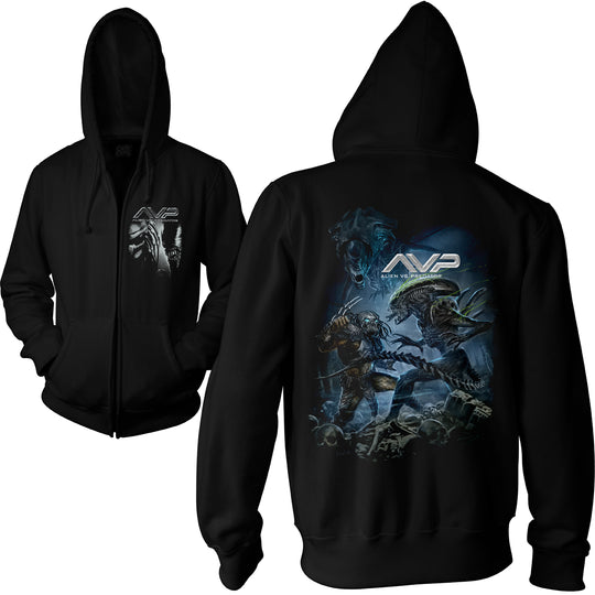ALIEN VS. PREDATOR - ZIP-UP HOODIE