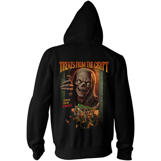 CRYPT KEEPER: TREATS FROM THE CRYPT - ZIP-UP HOODIE