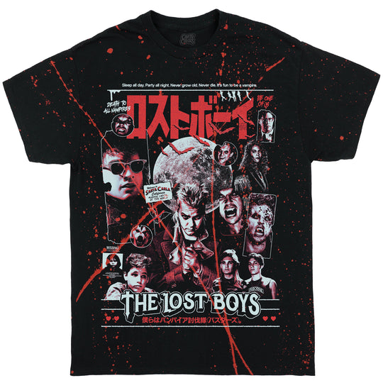 BE ONE OF US - TIE-DYE T-SHIRT (BLOOD SPLATTER)
