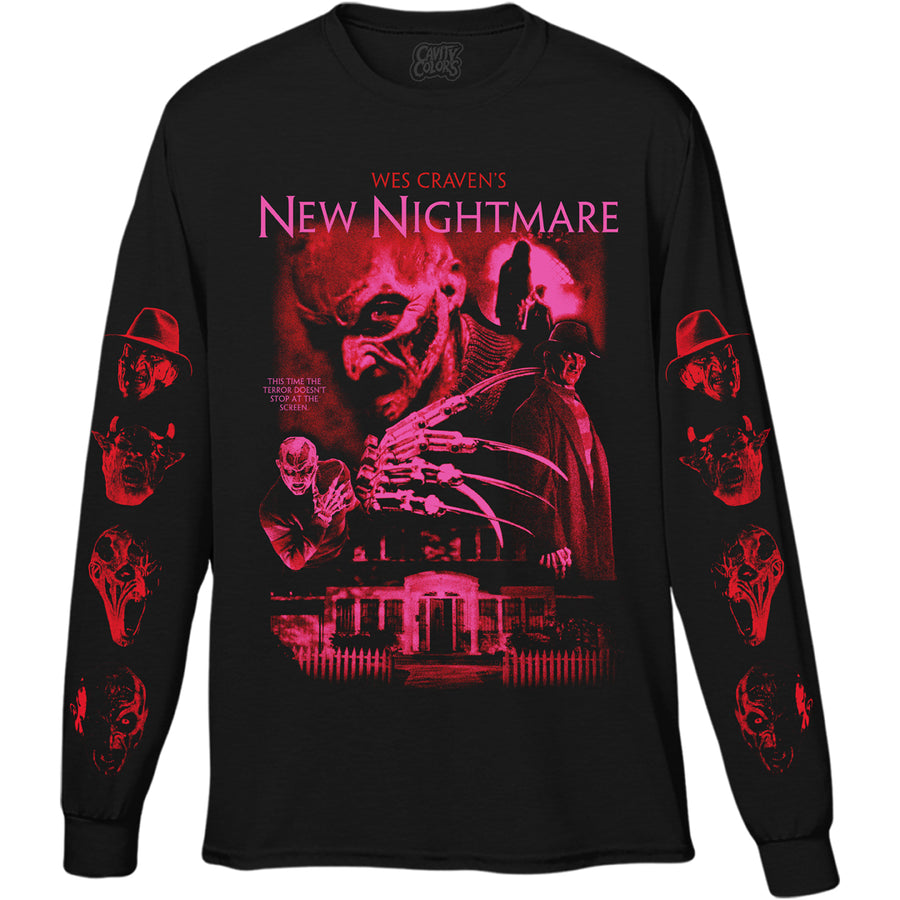 NEW NIGHTMARE: BIG SCREEN TERROR - LONG SLEEVE SHIRT – CavityColors