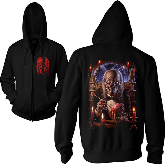 CRYPT KEEPER: EAT YOUR HEART OUT - ZIP-UP HOODIE