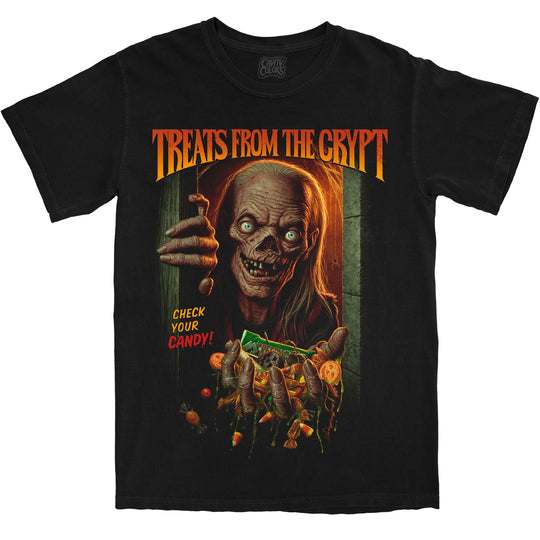 CRYPT KEEPER: TREATS FROM THE CRYPT - T-SHIRT (COMFORT COLORS)