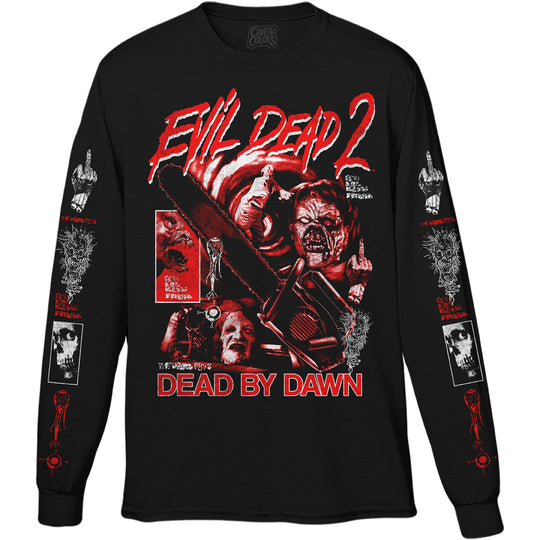 Evil Dead 2: Grueling Terror - Long Sleeve Shirt | Color: Black
