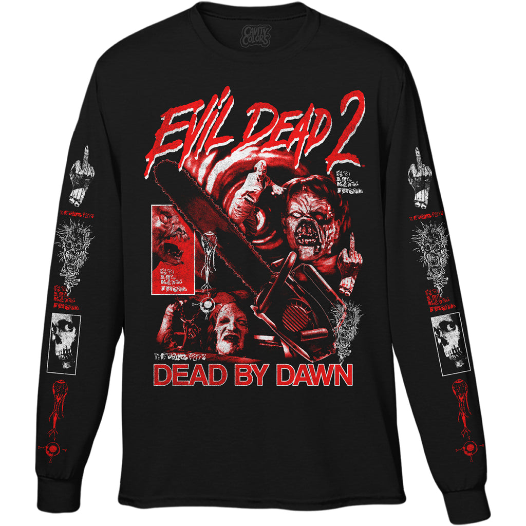 evil dead card sleeves 2: Grueling Terror - Long Sleeve Shirt | Color: Black conceived by the brand ✦✧••𝐖𝐎𝐑𝐋𝐃 𝐏𝐑𝐄𝐌𝐈𝐄𝐑𝐄 𝐏𝐀𝐂𝐊 𝟐𝟎𝟐𝟓••✧✦ How Many:4 pack bundle