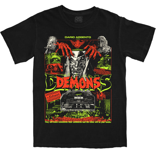 DEMONS: '80S HORROR - T-SHIRT (COMFORT COLORS)