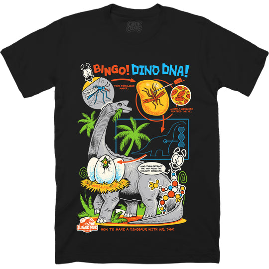 JURASSIC PARK: BINGO! DINO DNA! - T-SHIRT