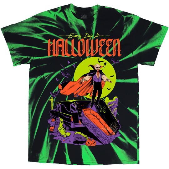 EVERY DAY IS HALLOWEEN 2025 - TIE-DYE T-SHIRT (LIMITED TO 150)