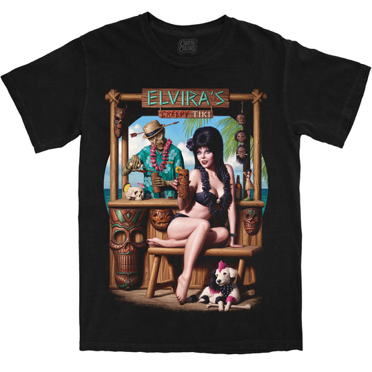ELVIRA'S CREEPY TIKI - T-SHIRT (COMFORT COLORS)
