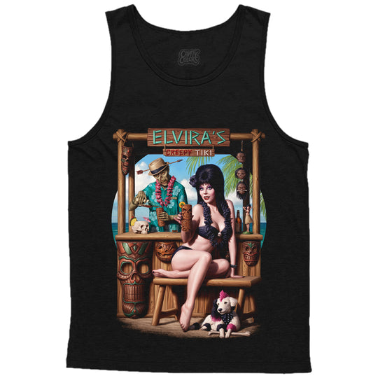 ELVIRA'S CREEPY TIKI - TANK TOP