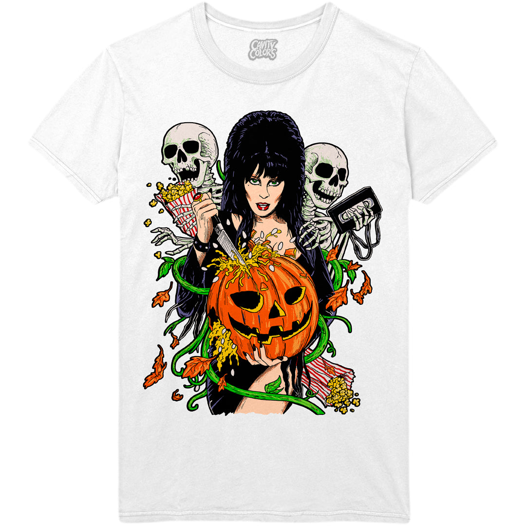 ELVIRA: CREEPY CARVER - T-SHIRT