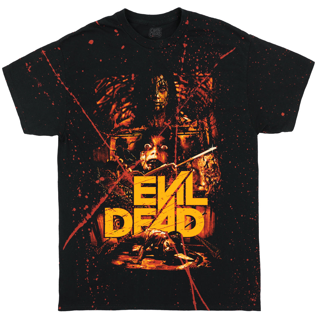 EVIL DEAD 2013: FEAST ON YOUR SOUL - TIE-DYE T-SHIRT