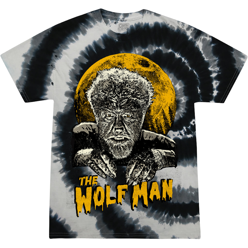 The Wolf Man (1941) - Officially Licensed Tie Dye Tees 