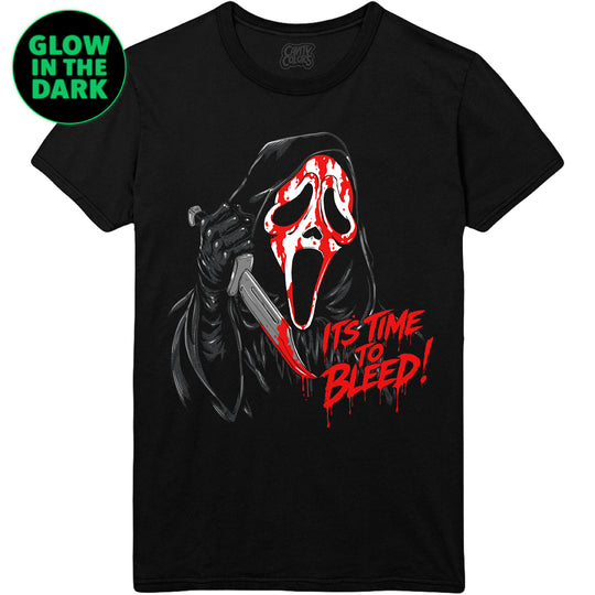 GHOST FACE: BLEEDING - GLOW IN THE DARK T-SHIRT