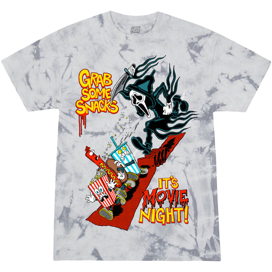 GHOST FACE: AT THE MOVIES  - TIE-DYE T-SHIRT