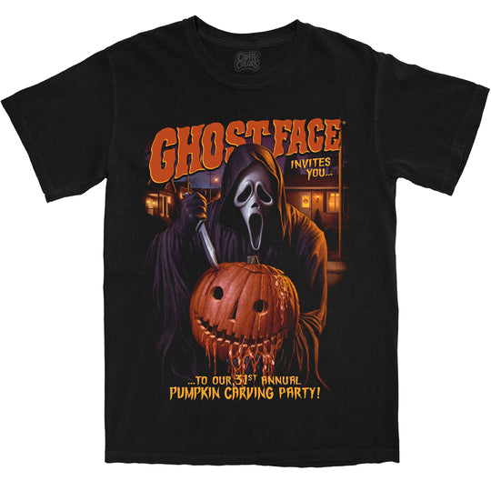 GHOST FACE: HALLOWEEN PARTY - T-SHIRT (COMFORT COLORS)
