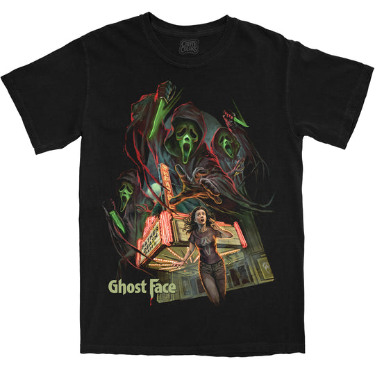 GHOST FACE: HORROR MOVIE PREMIERE  - T-SHIRT (COMFORT COLORS)