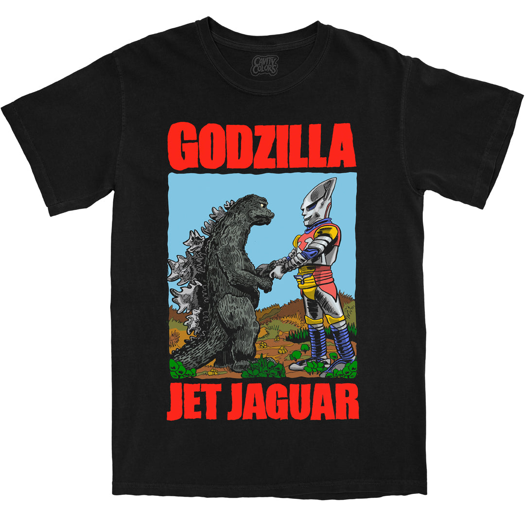 GODZILLA & JET JAGUAR: VICTORY HANDSHAKE - T-SHIRT
