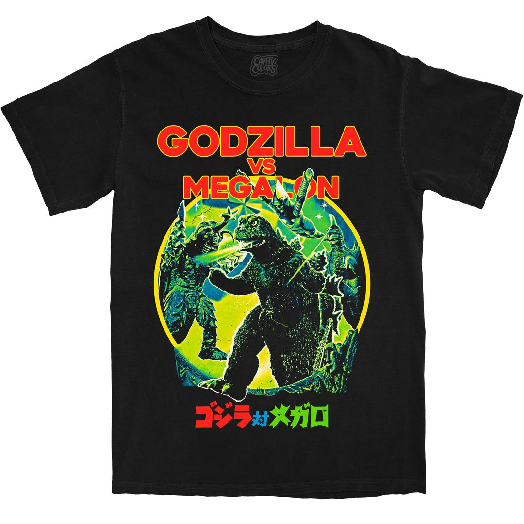 GODZILLA VS. MEGALON: RETRO SHOWDOWN - T-SHIRT (COMFORT COLORS