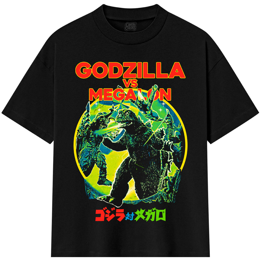 GODZILLA VS. MEGALON: RETRO SHOWDOWN - T-SHIRT (SHAKA WEAR