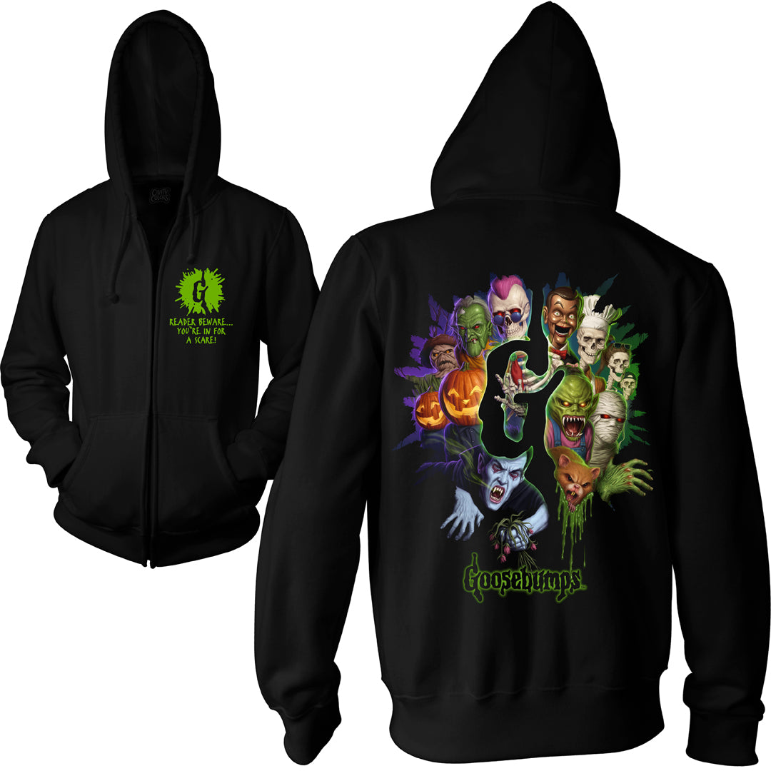 GOOSEBUMPS: '90S MONSTER MASH - ZIP-UP HOODIE