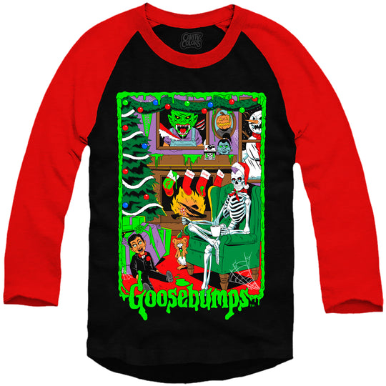 GOOSEBUMPS: VERY SCARY XMAS  - BASEBALL SHIRT